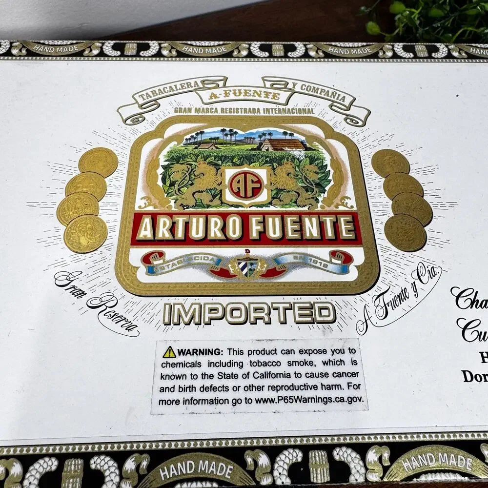Arturo Fuente Chateau Fuente Belicoso Empty Cigar Box 11
